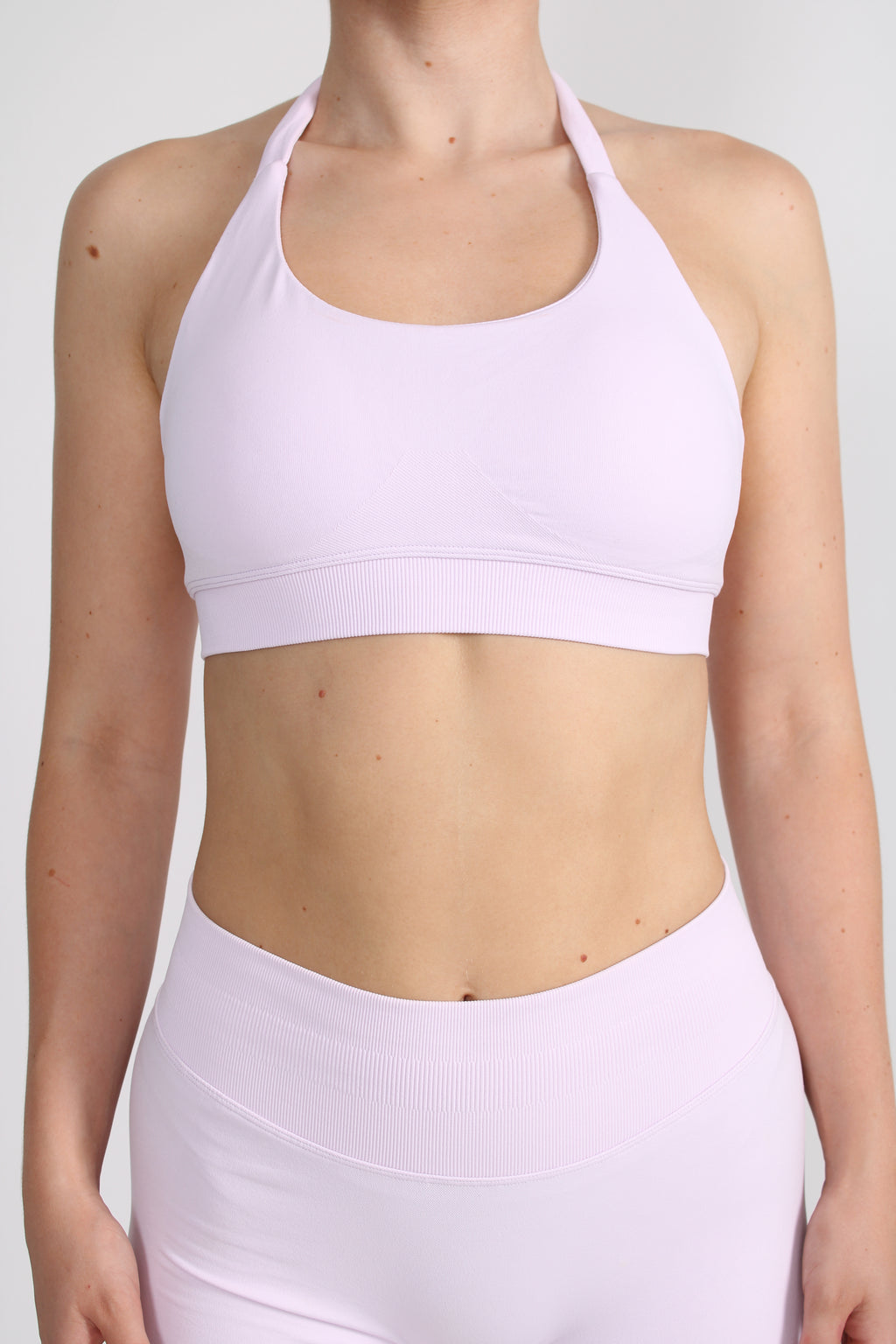 HALTERNECK SPORT BRA ROSE