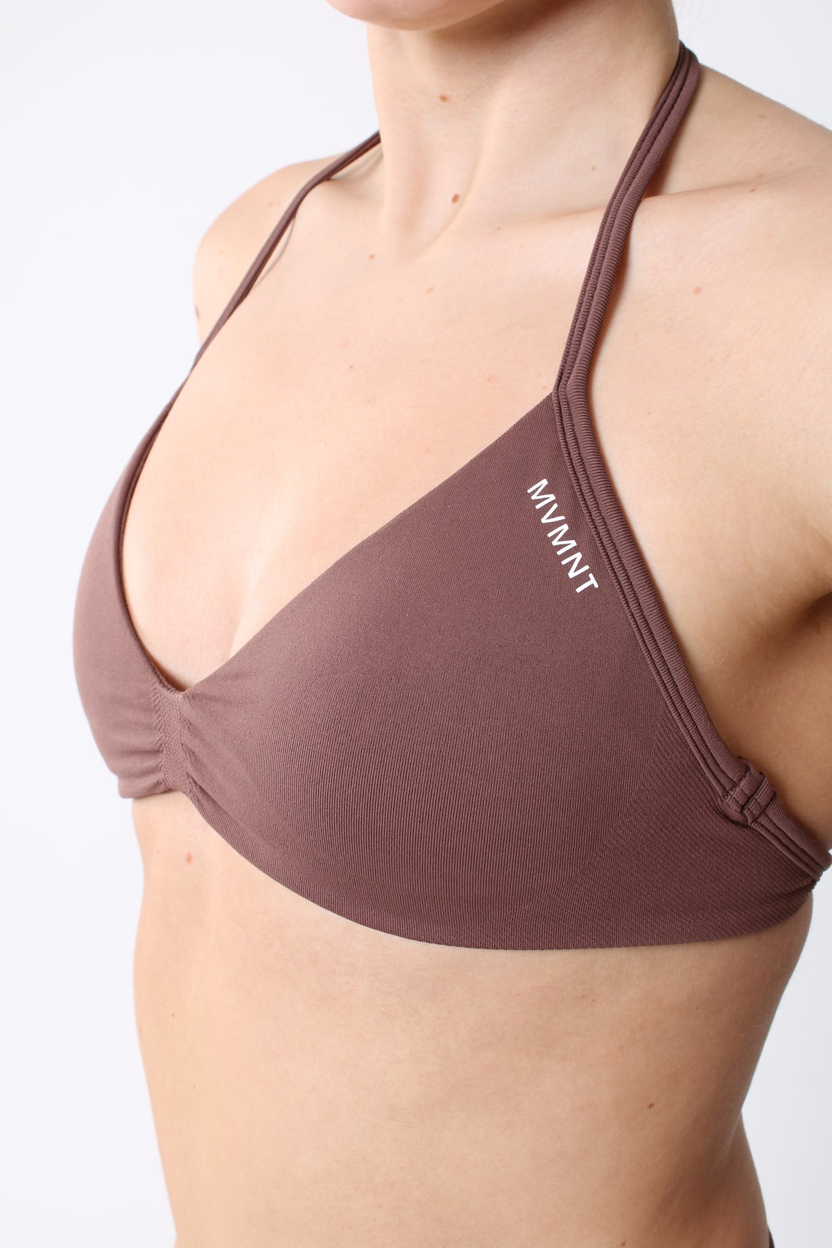 CORE STRAP BRA DARK COCOA