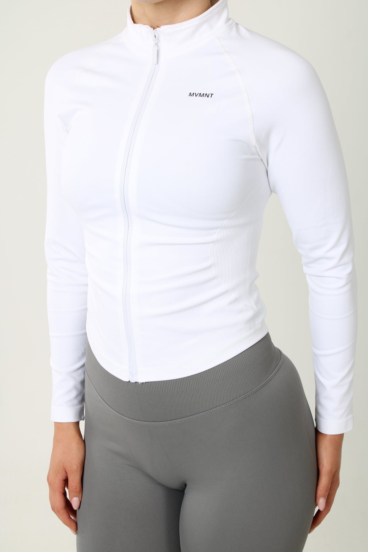 CORE ZIP JACKET PURE WHITE