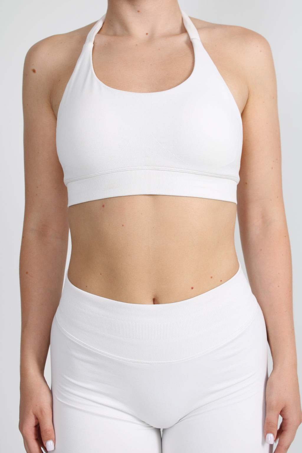 HALTERNECK SPORT BRA PEARL
