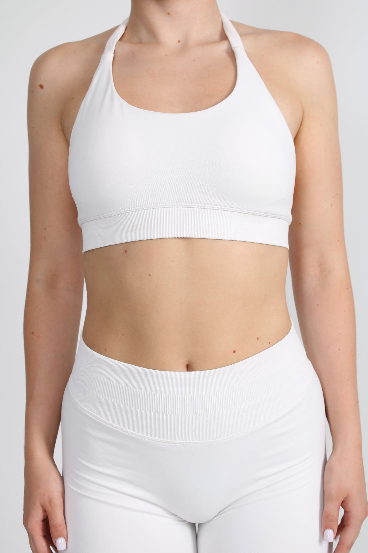 HALTERNECK SPORT BRA PEARL
